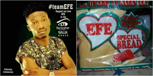 #BBNaija: "Efe Special Bread" Hits Town (Photo)
